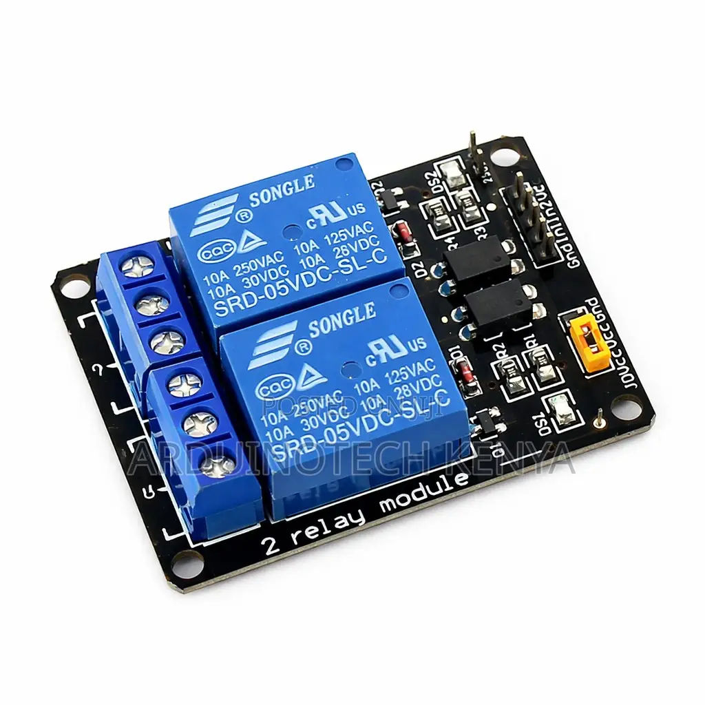 2 Channel Relay Module 5v for Arduino – Dual Relay Switch Module.