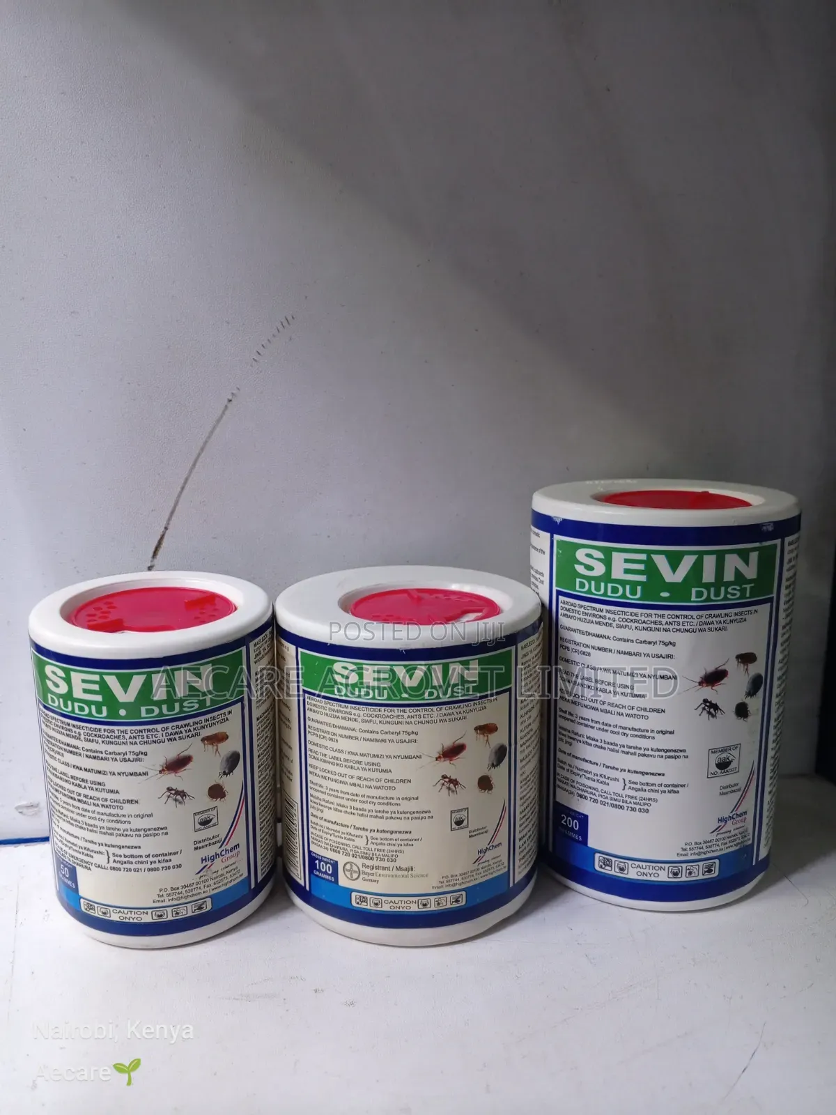 Sevin Dudu-Dust 50g, 100g, 200g Insecticide
