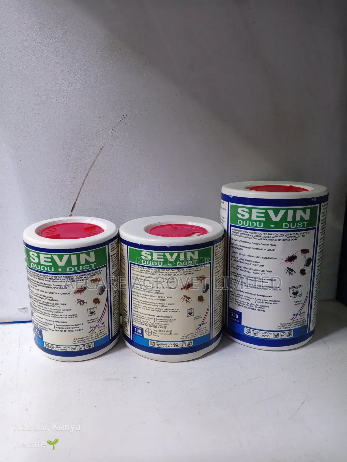 Sevin Dudu-Dust 50g, 100g, 200g Insecticide