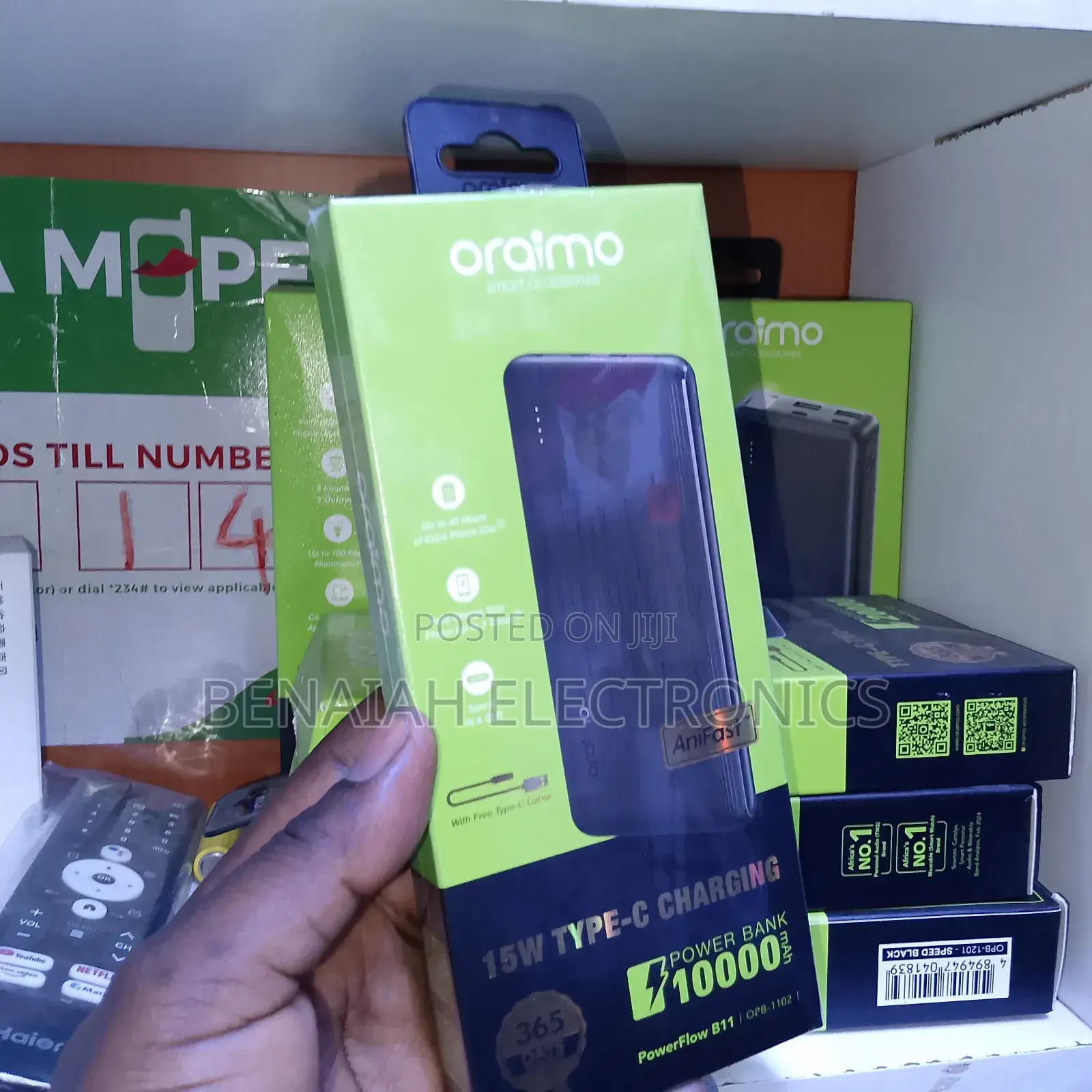 Professional Oraimo Powerbank 10000mah.Excellent Power Delivery
