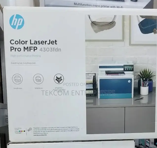 Hp Color Laserjet Mfp4303fdn (Print,Scan,Copy) /Hp MFP 4303