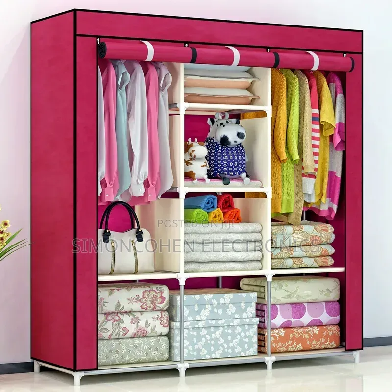 Metallic Portable Wardrobe