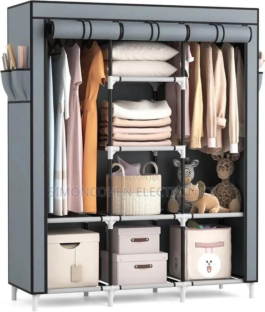 Metallic Portable Wardrobe