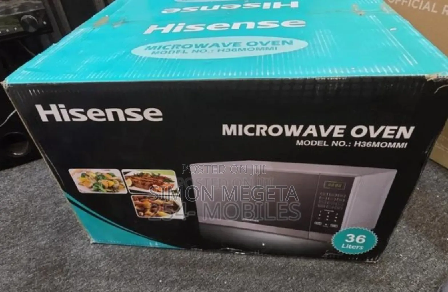 Colour Silver Hisense 36l Digital Microwave