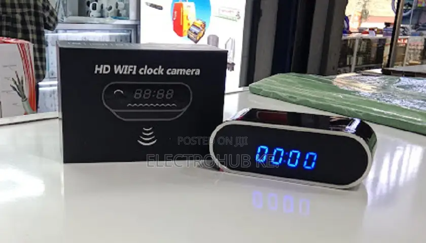 Secret Camera Digital Clock - Indoor Surveillance Device