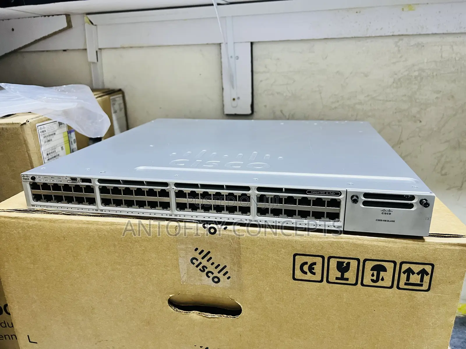 Cisco Catalyst Ws-C3850-48p- 3850 Poe Ethernet Switch