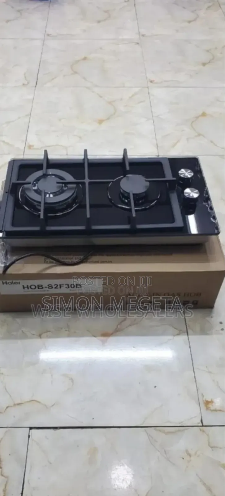 Assembled New Haier Inbuilt 2burner Cooker