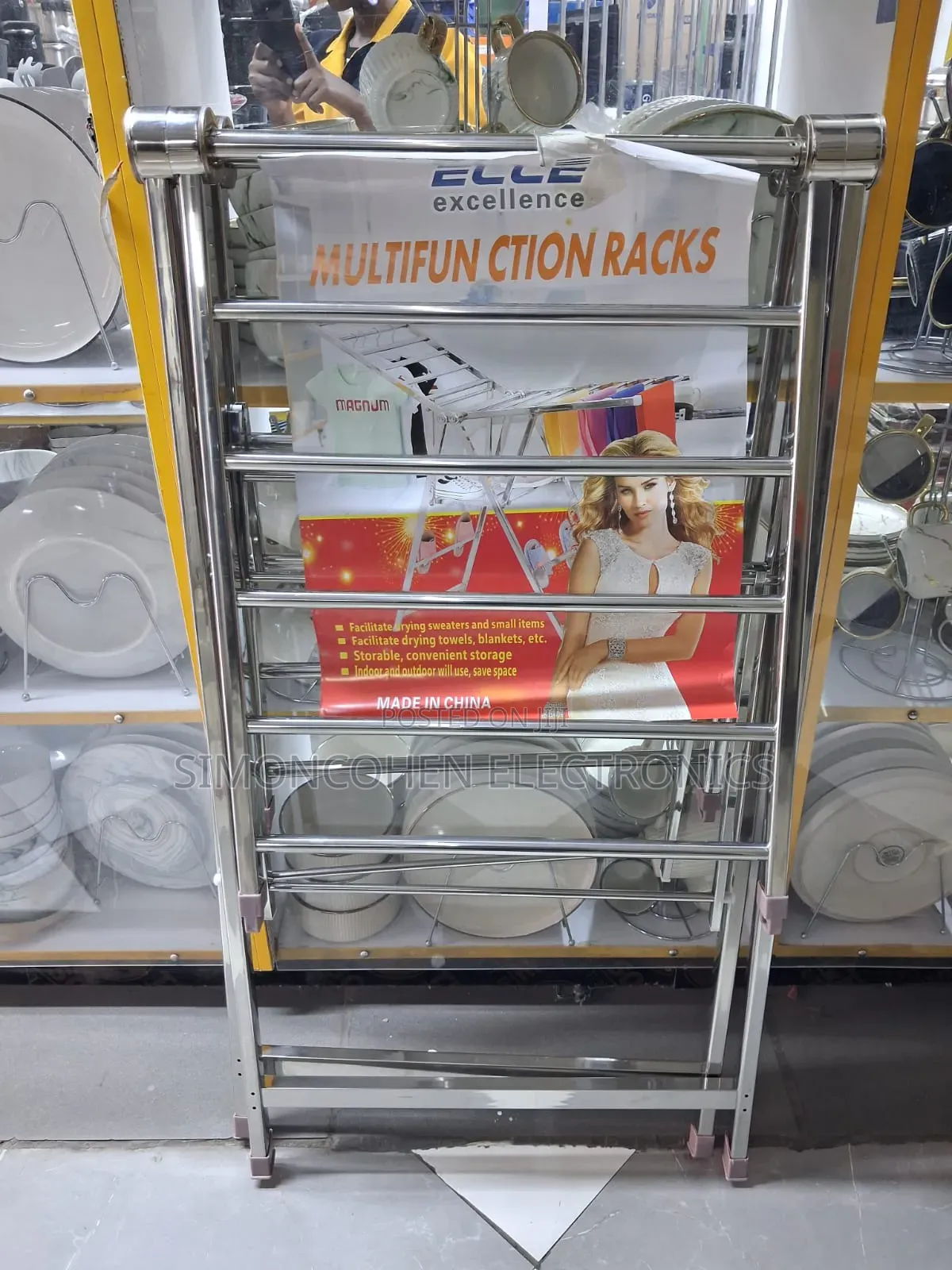 Mettalic Heavy Duty Clothes Drying Rack