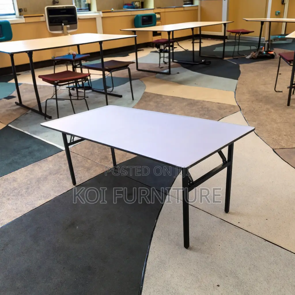Office Table : 1.5m Banqueting Rectangular Foldable Table