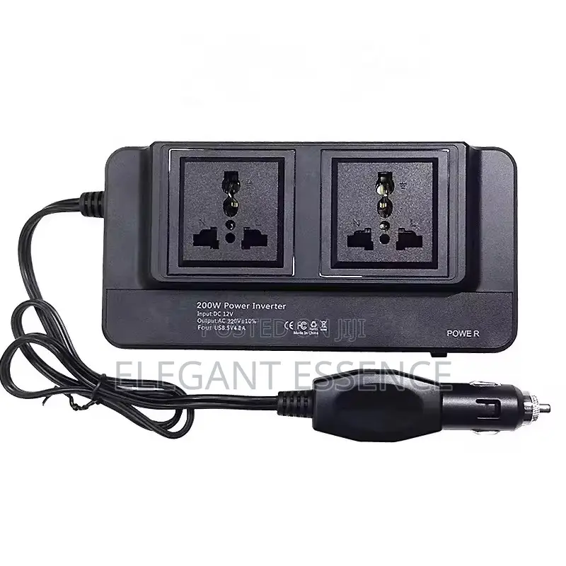 200w Car Power Inverter Dc to Ac 12v to 220v