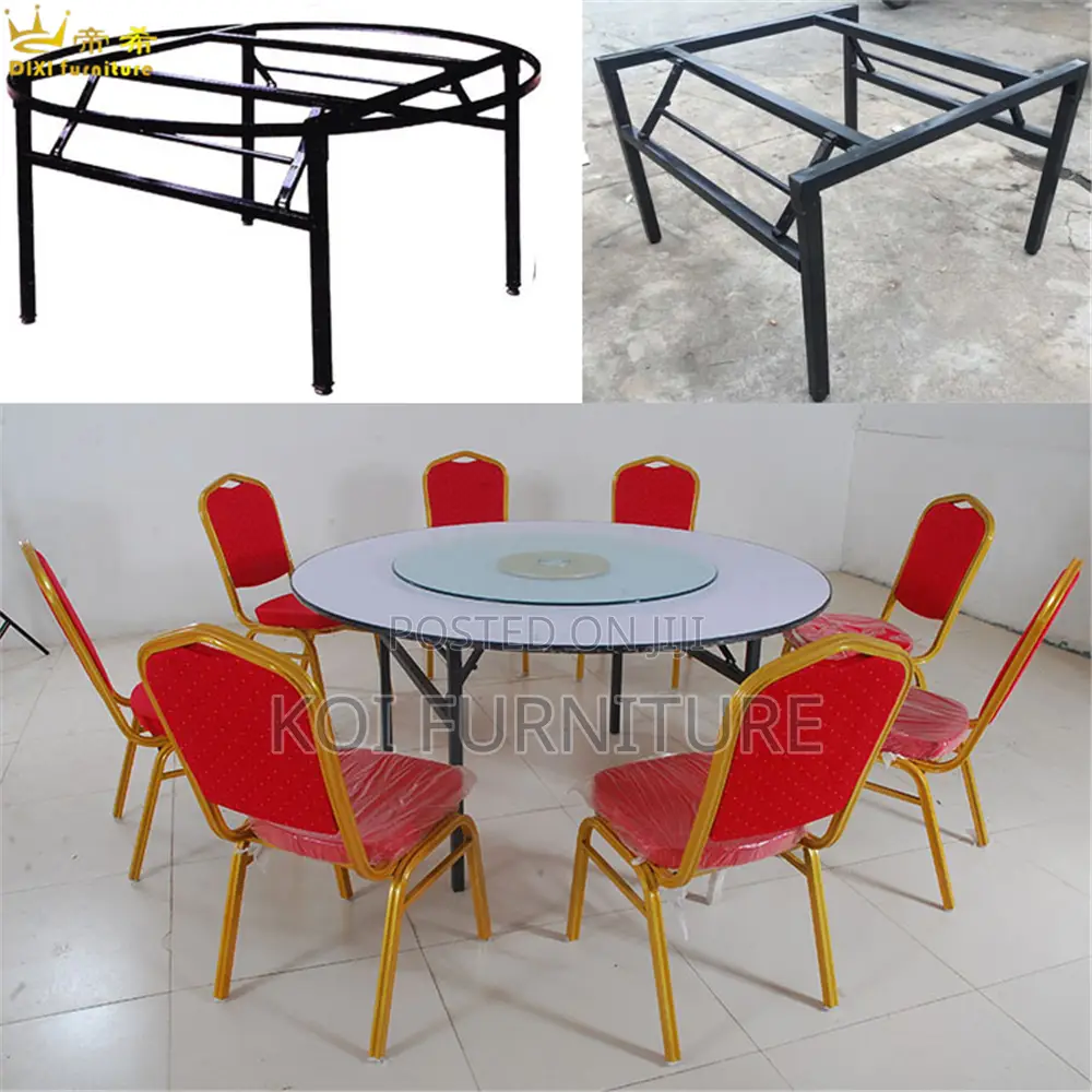 Office Table : 1.5m Waterproof Foldable Round Conference Table