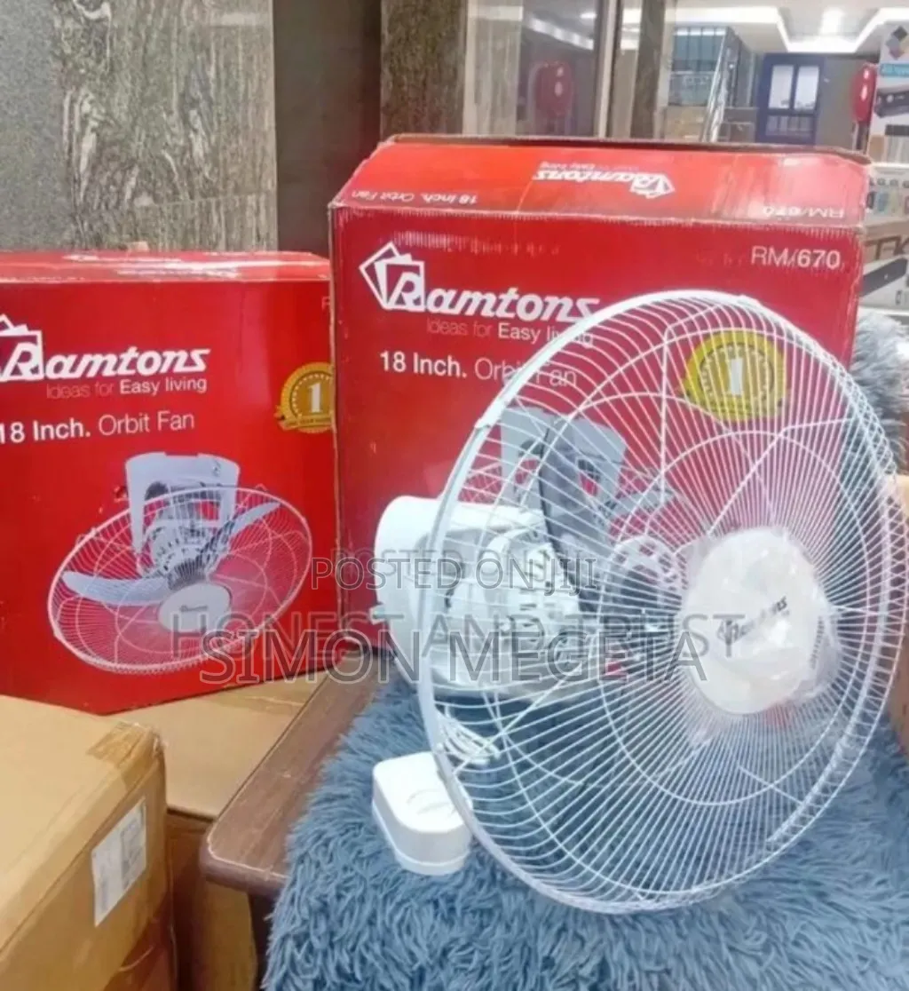 Ramtons 16inch Wall Fan. Orbit Fan