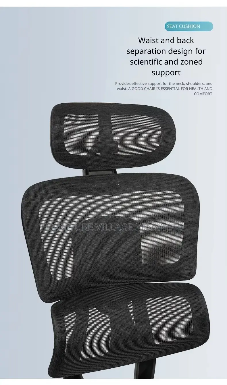 High-back Modern Study Chair With Adjustable Arms