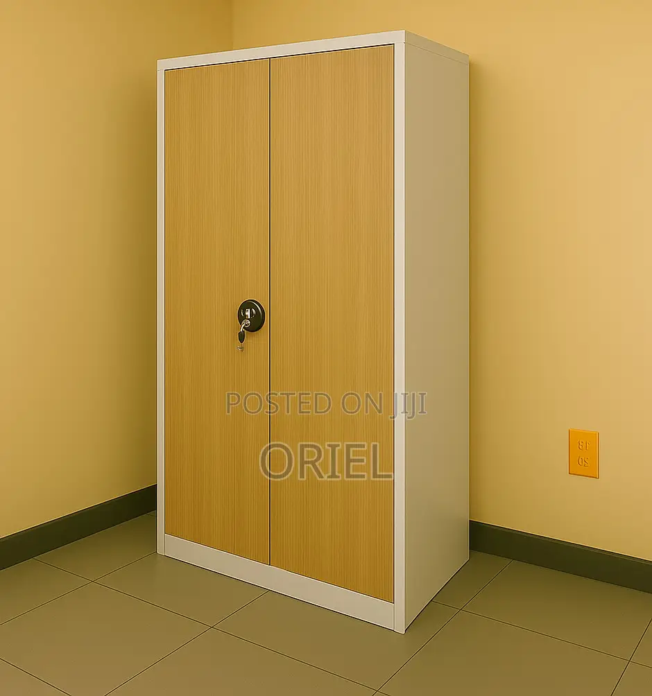 Office Cabinet : Office Steel 2-Door Brown Filing Cabinet