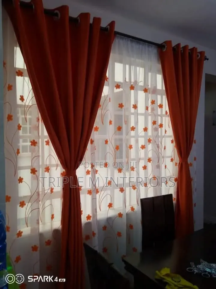 Simple Yet Classy Orange Drape