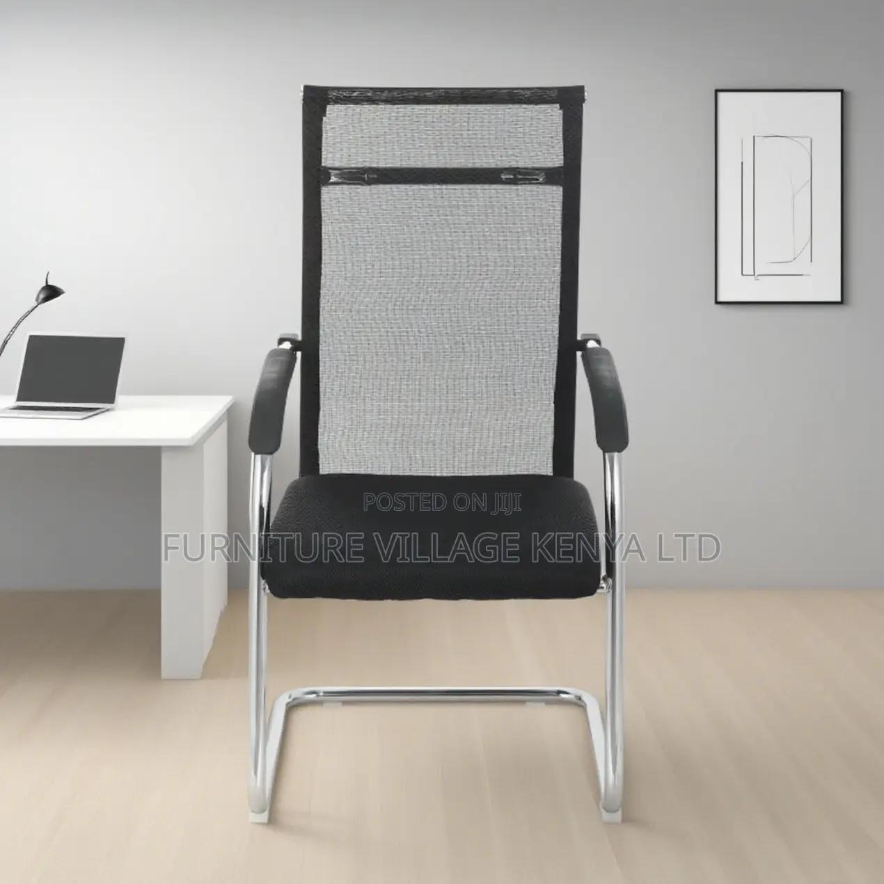 Breathable Arm Mesh Guest Office Seat