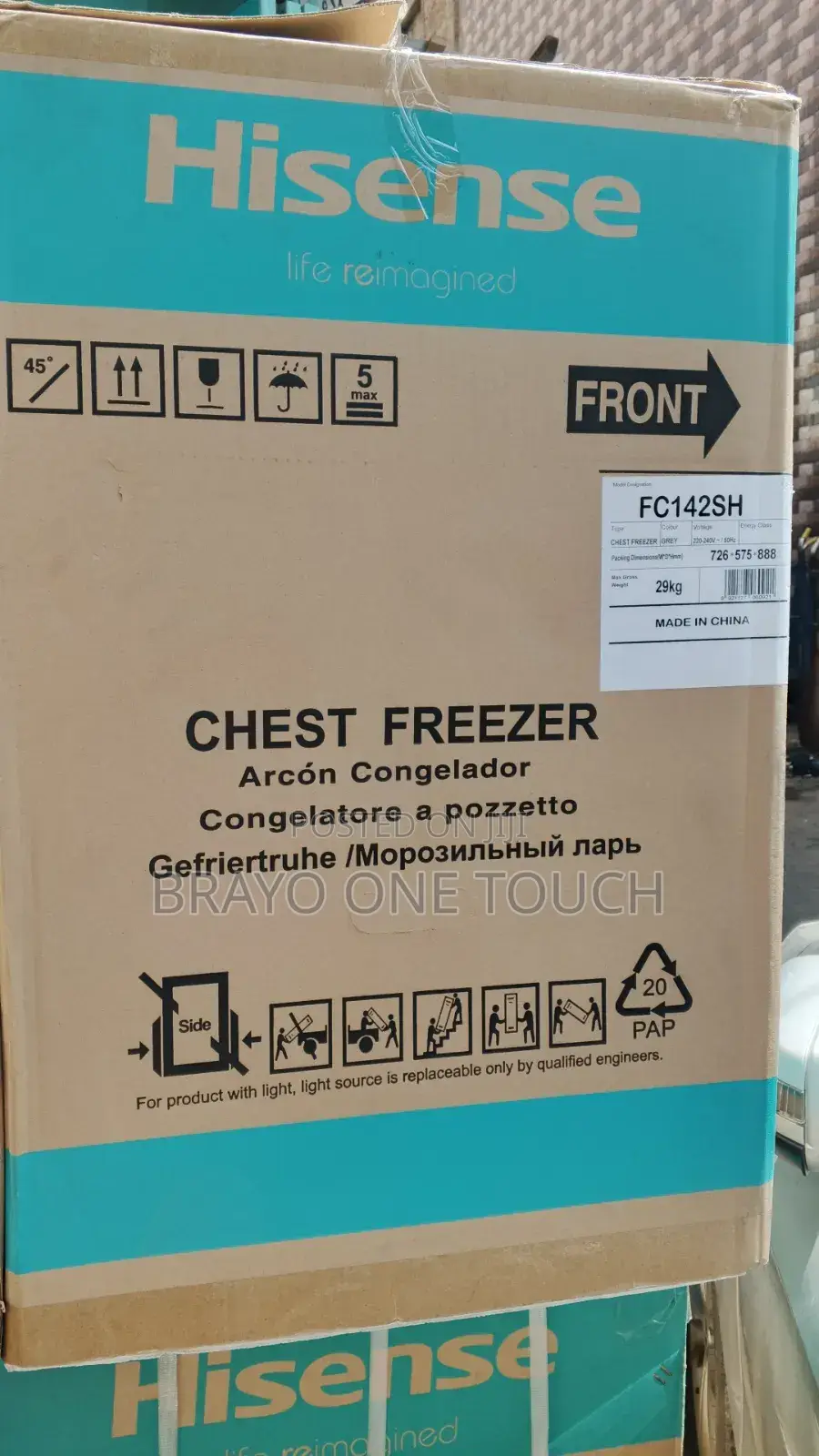 Hisense Chest Freezer Fc142sh 144 Litres