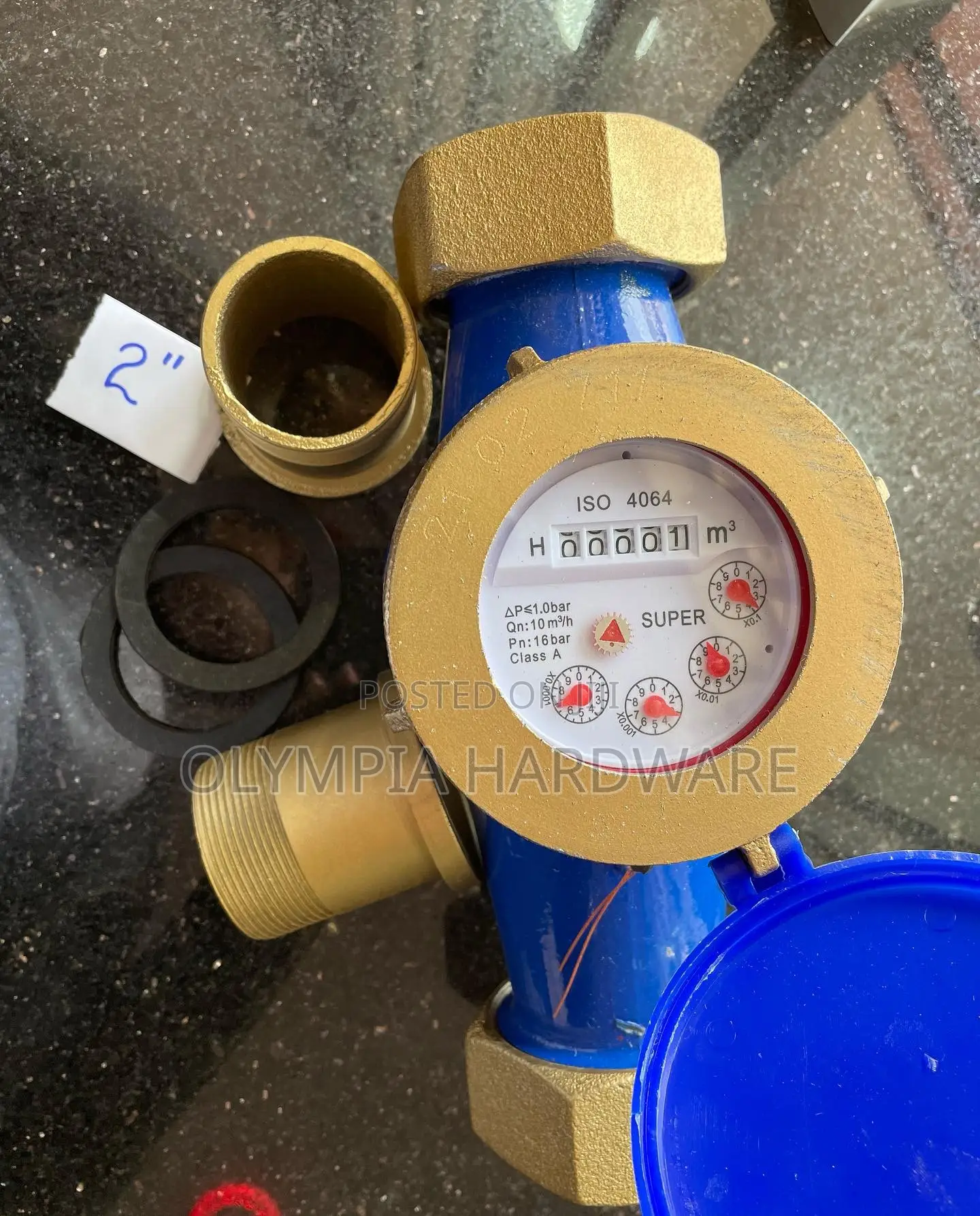 Metallic Water Meter 2''