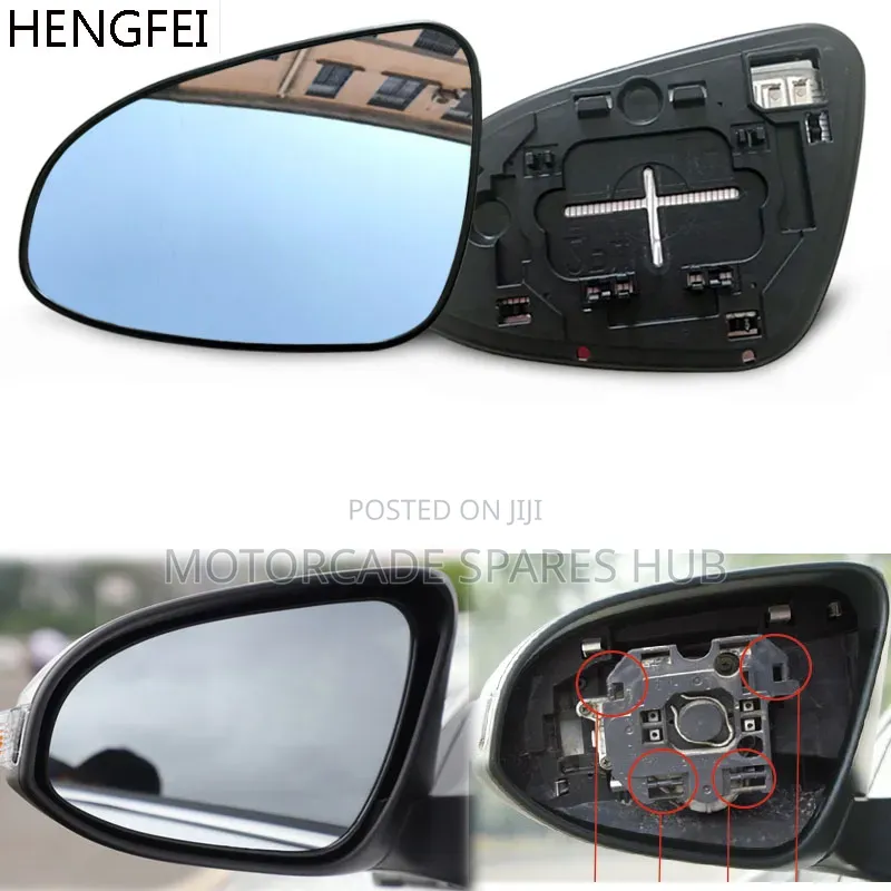 Toyota Vitz 2012-2019 Side Mirror Glass