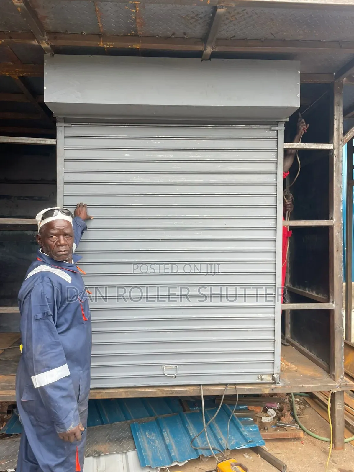 Electric Security Warehouse Door –