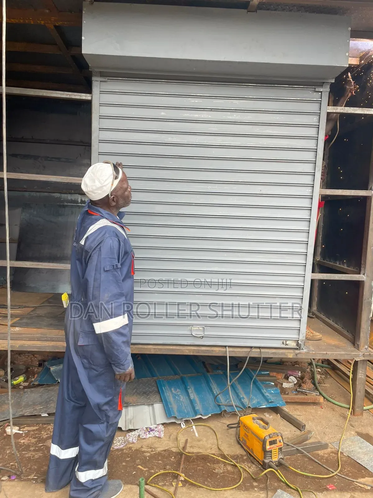 Electric Security Warehouse Door –