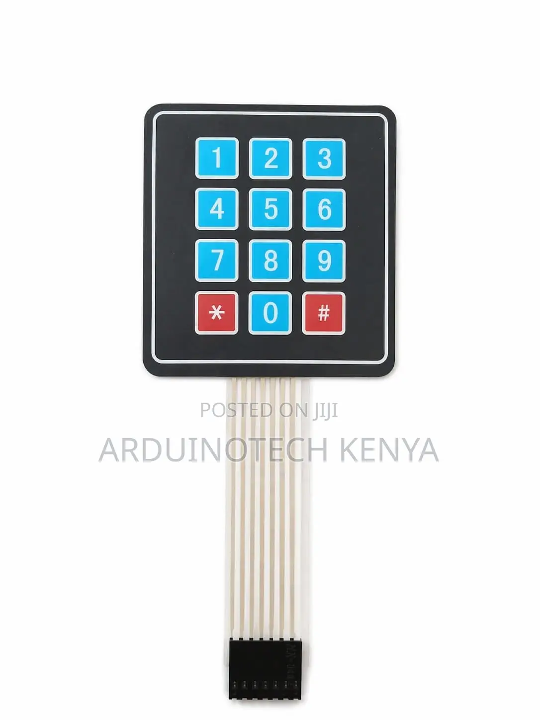 3×4 Matrix Membrane Keypad 12-Key Button Switch Keyboard Control Panel