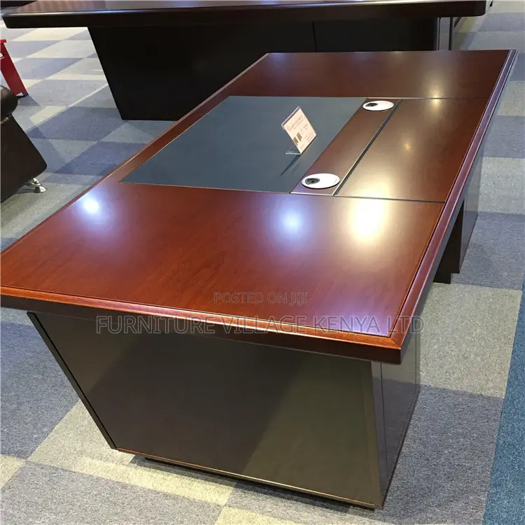 1.2m Mahogany Executive Computer Desk With Drawers