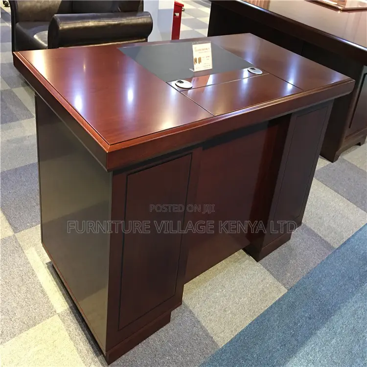 1.2m Mahogany Executive Computer Desk With Drawers