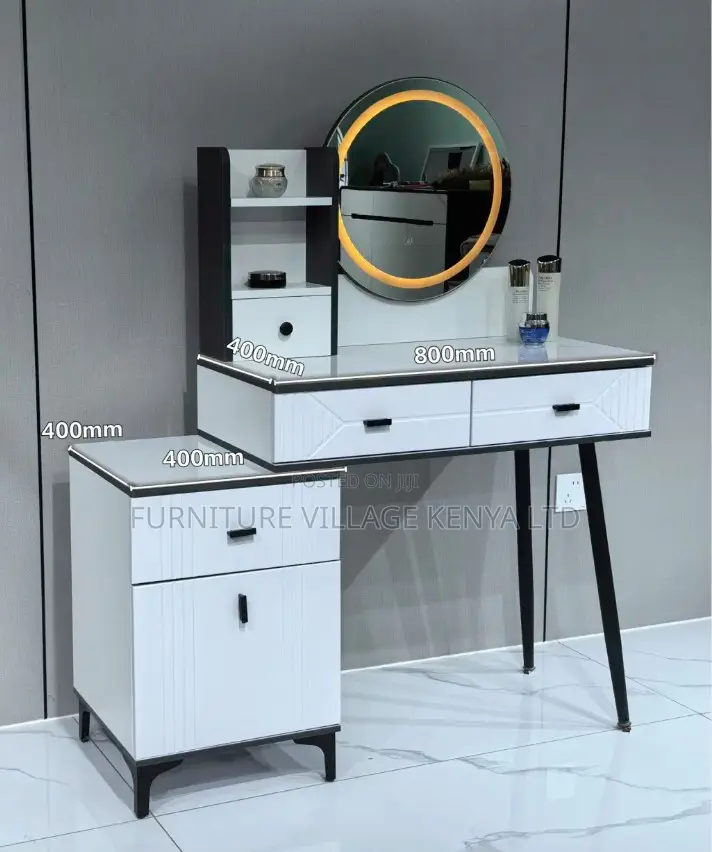 Modern Imported Vanity Make Up Table With Light