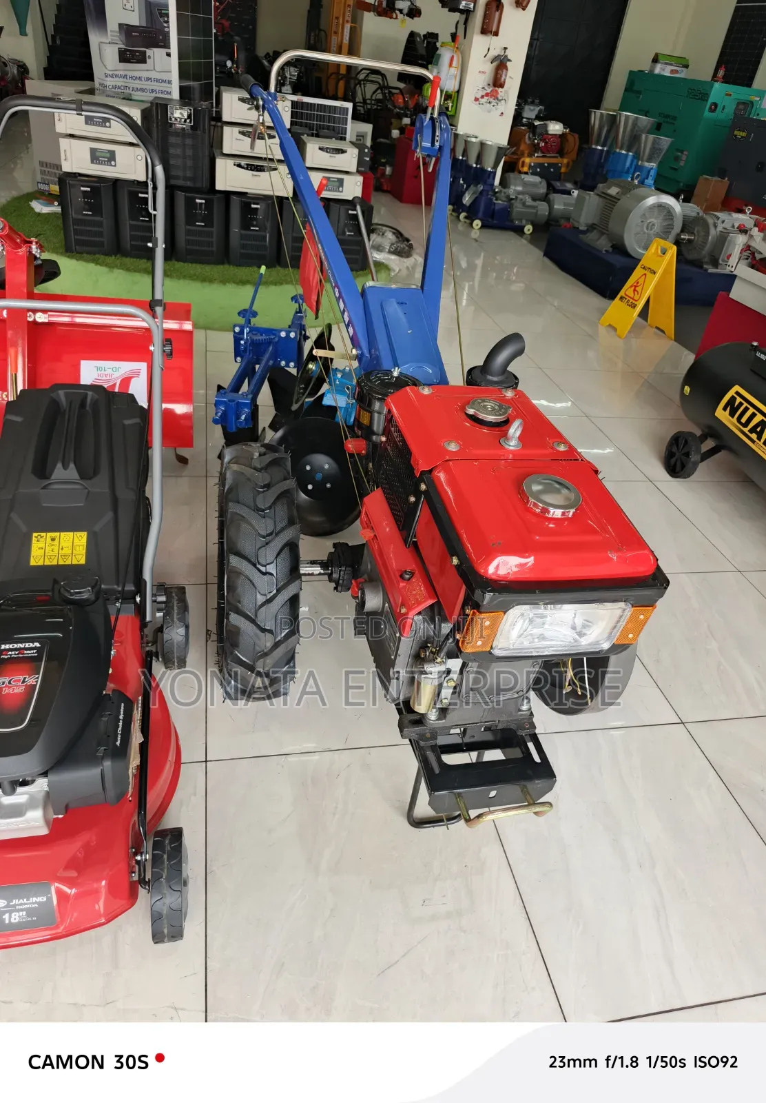 Commercial Farm 10hp Diesel Walking Tractor With Attachments