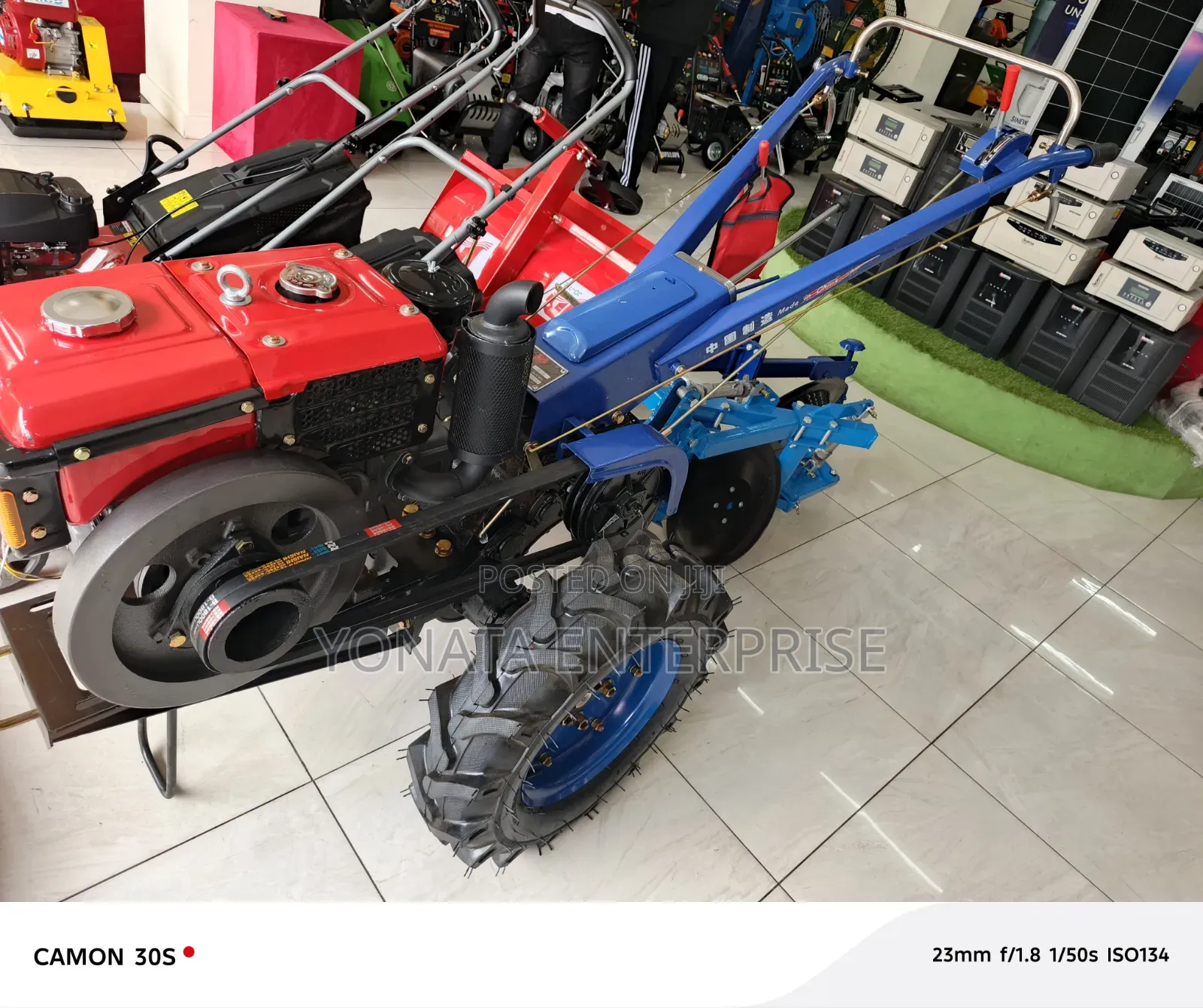 Commercial Farm 10hp Diesel Walking Tractor With Attachments