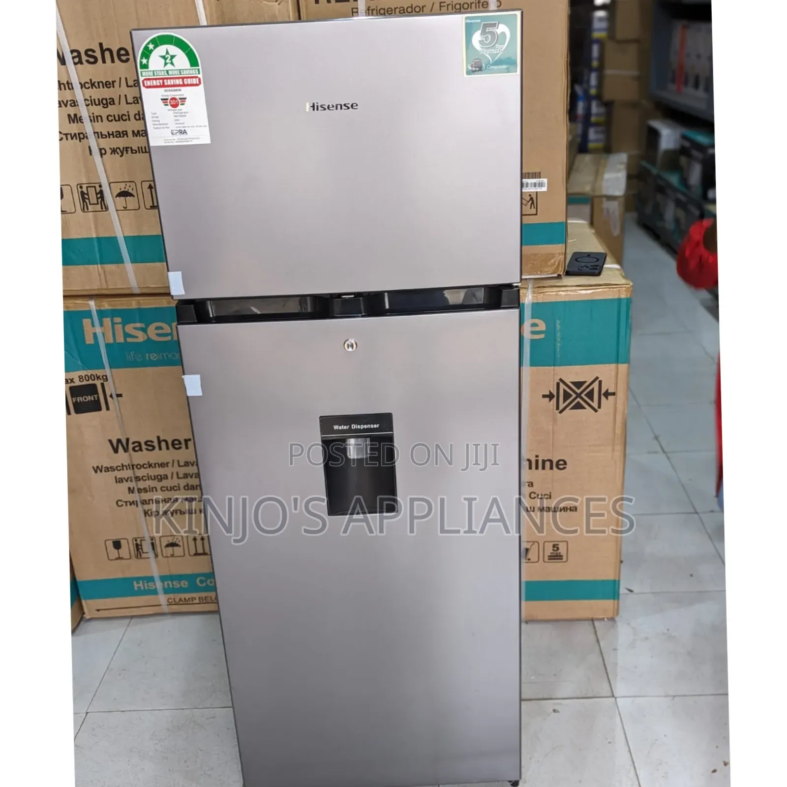 Hisense Fridge Ref 205 Dr With Water Dispenser Fridge