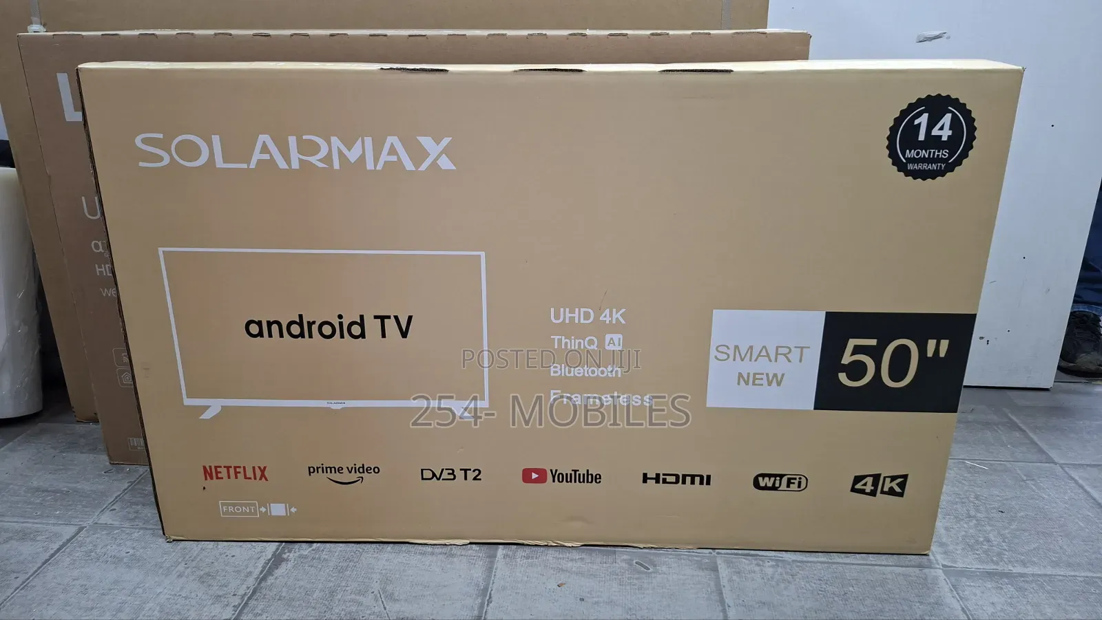 Solarmax 50 Inch Uhd Smart Android Tv Frameless
