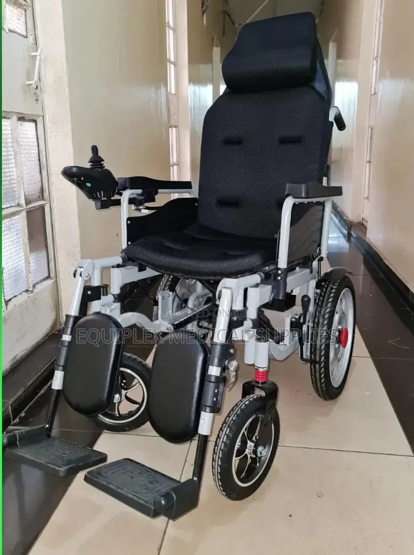 Electric High Back Reclining Wheelchair (Motorized)