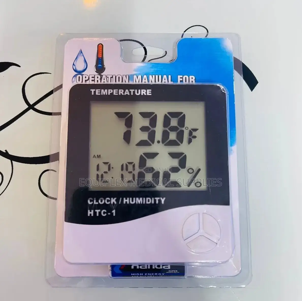 HTC 1 Temperature and Humidity Thermometer (Indoor)