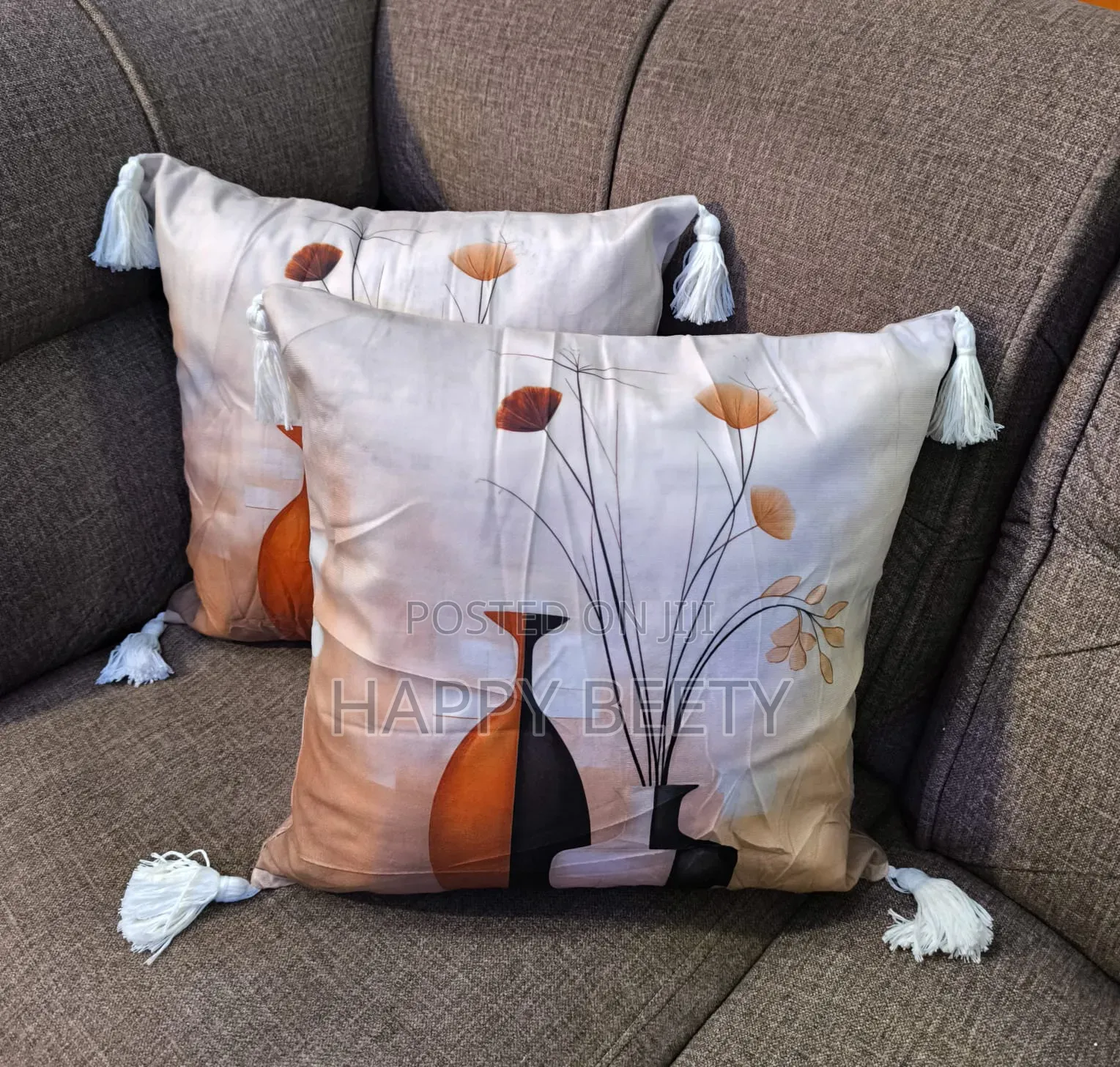 Tassel Designed Throw Pillow Cases