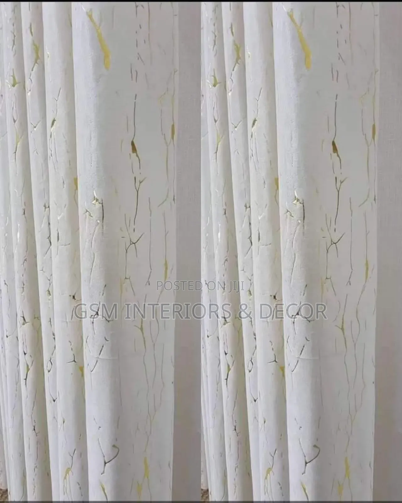 Pearl White Velvet Curtains for Lavish Interior