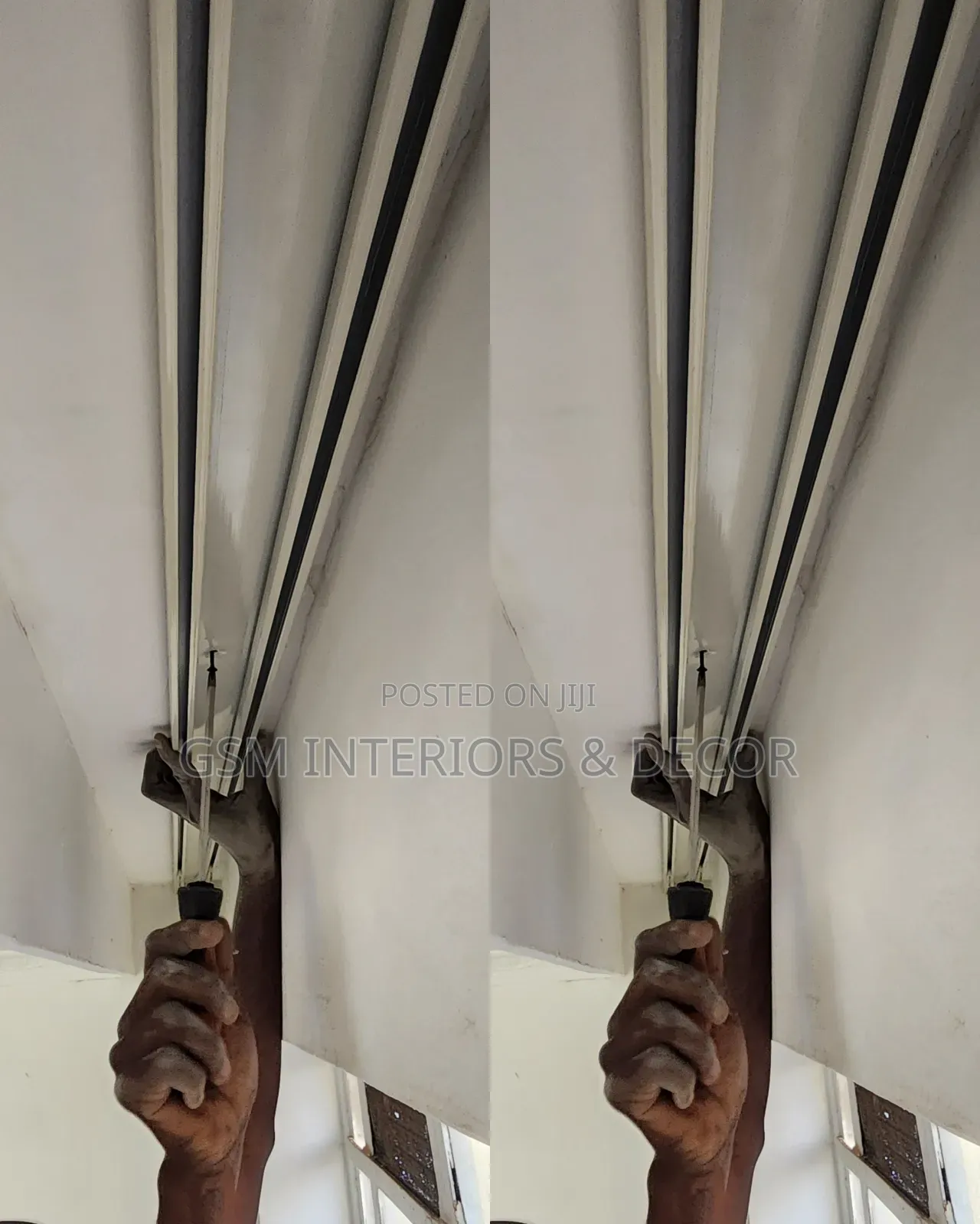 Aluminium Curtain Rails for Ceiling Slab Installation