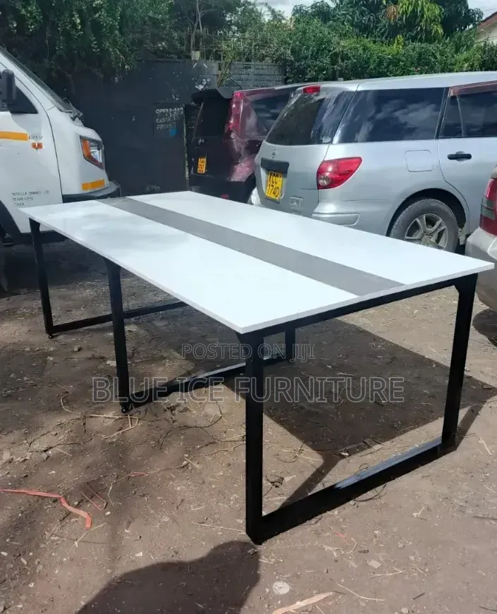 Metallic Meeting Table