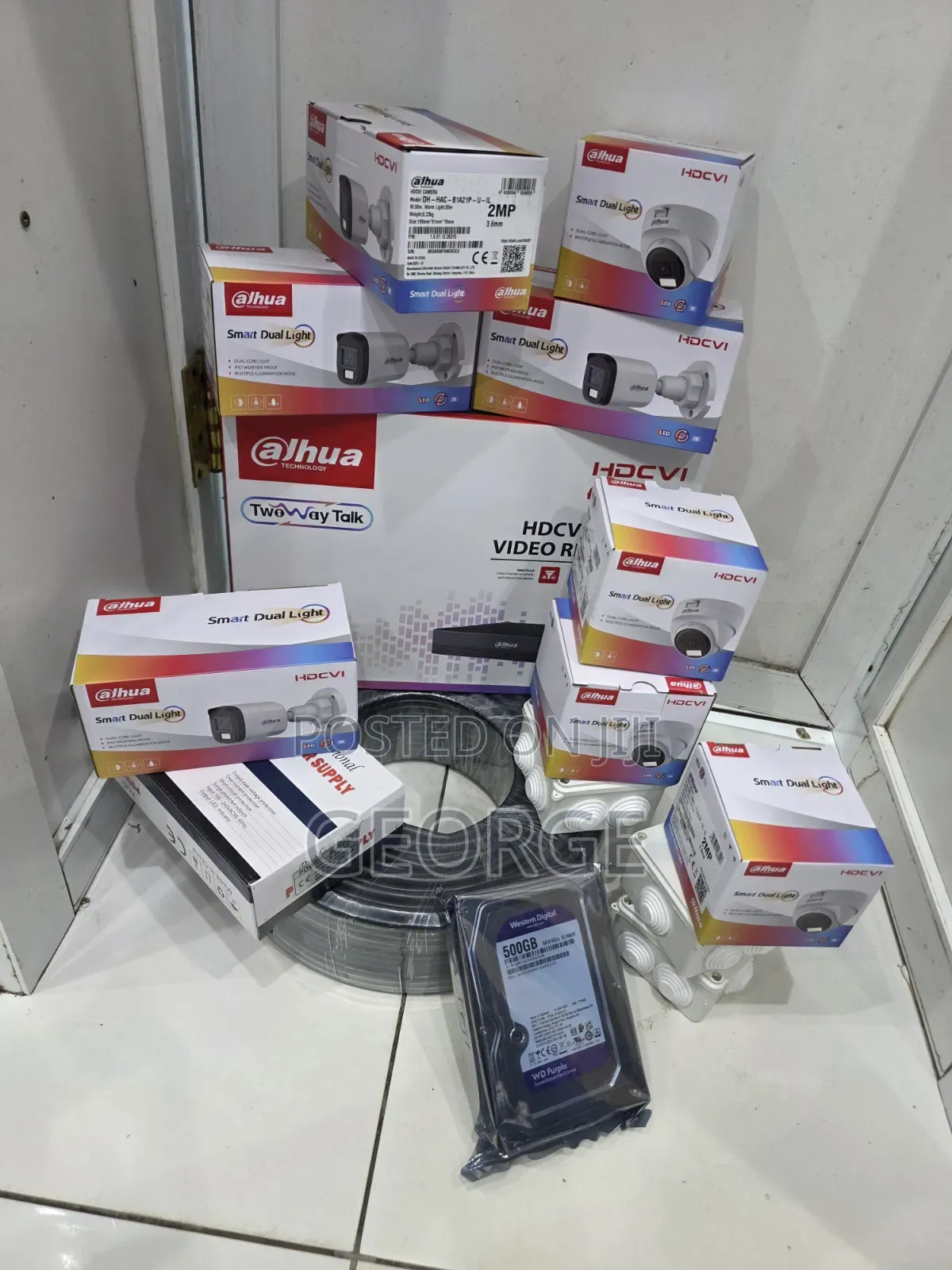Dahua 8 Channel Smart Hybrid CCTV Complete Kit