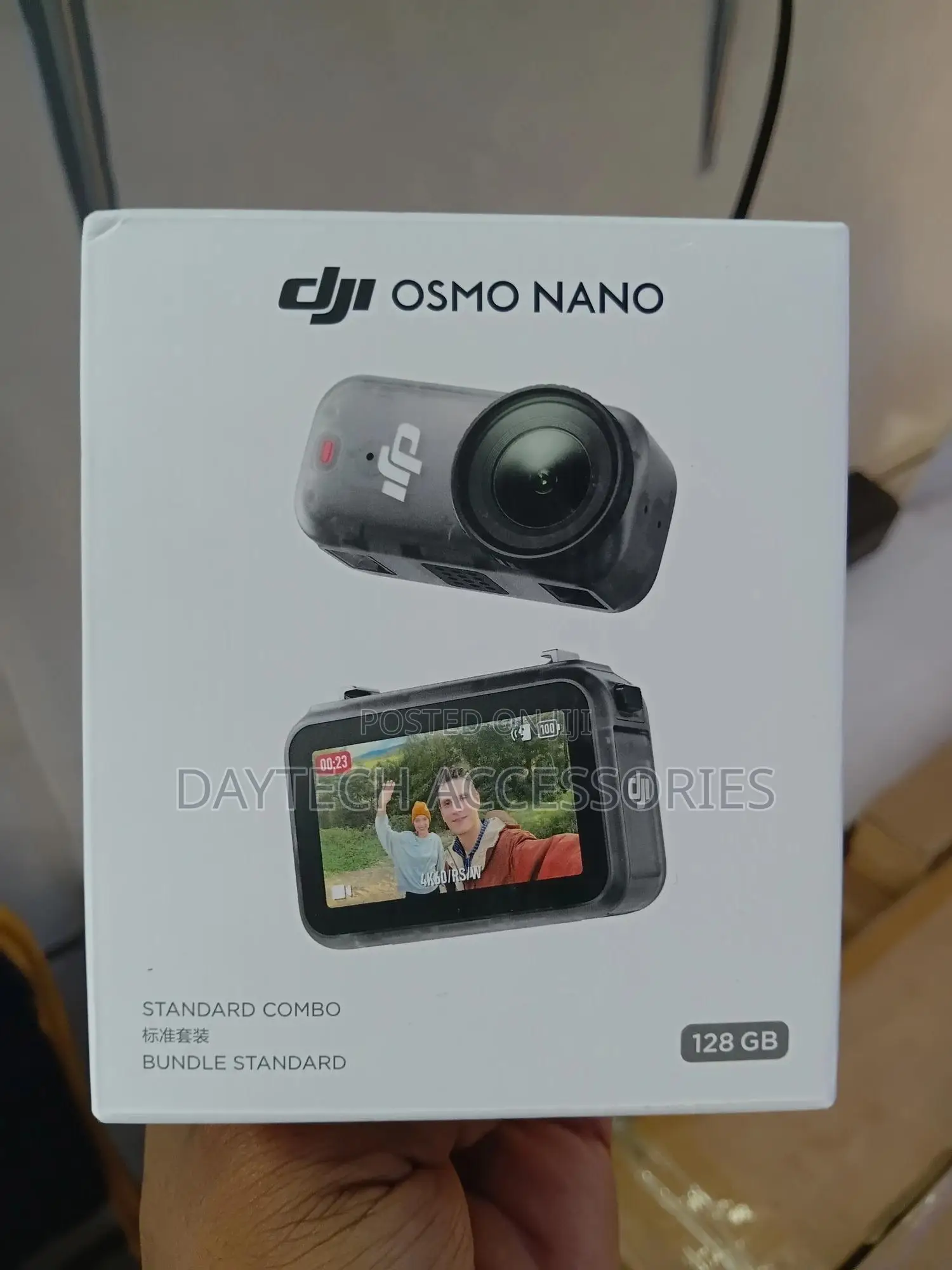 The Dji Osmo Nano Standard Combo Action Camera Package.