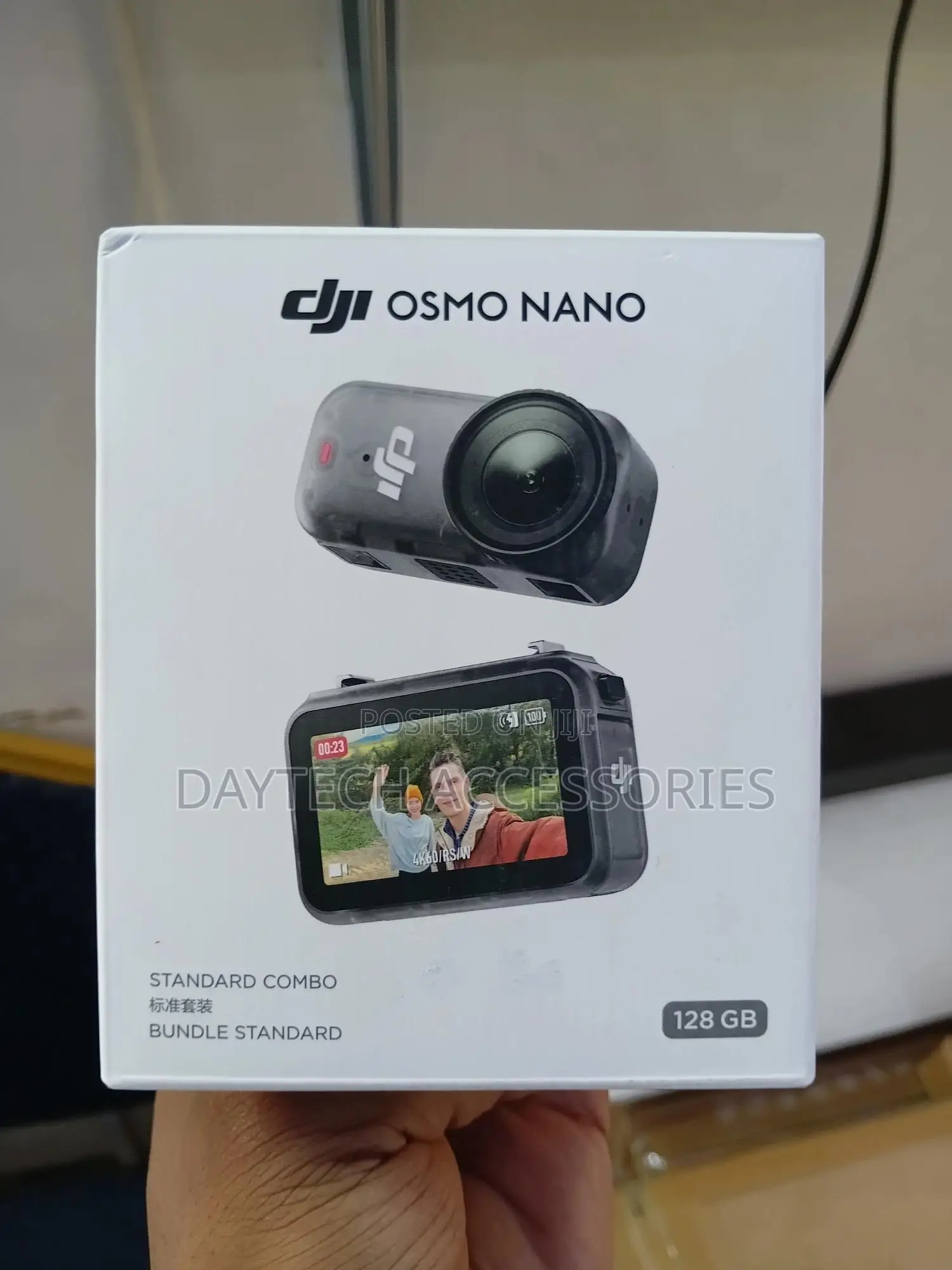 The Dji Osmo Nano Standard Combo Action Camera Package.