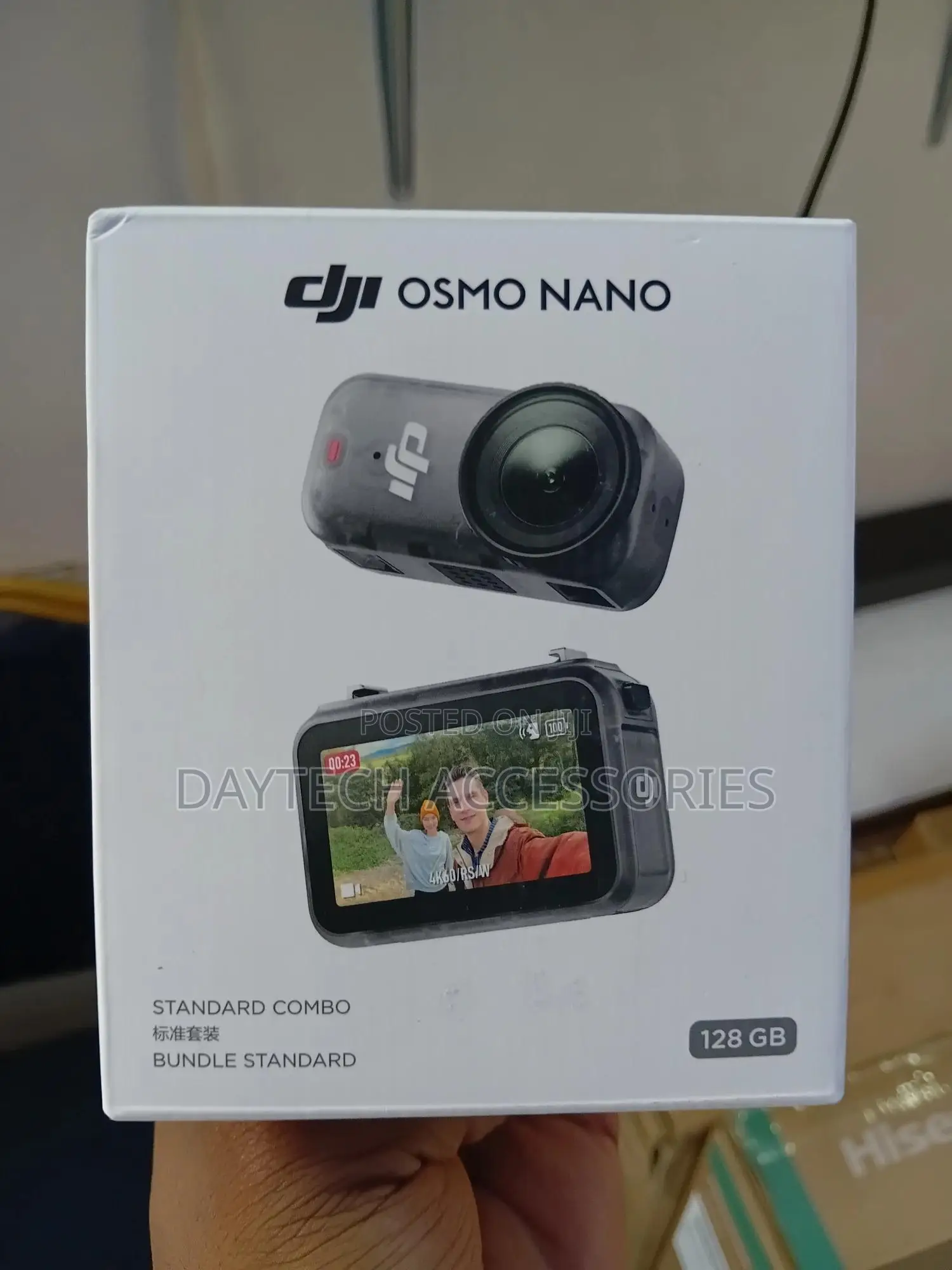 The Dji Osmo Nano Standard Combo Action Camera Package.