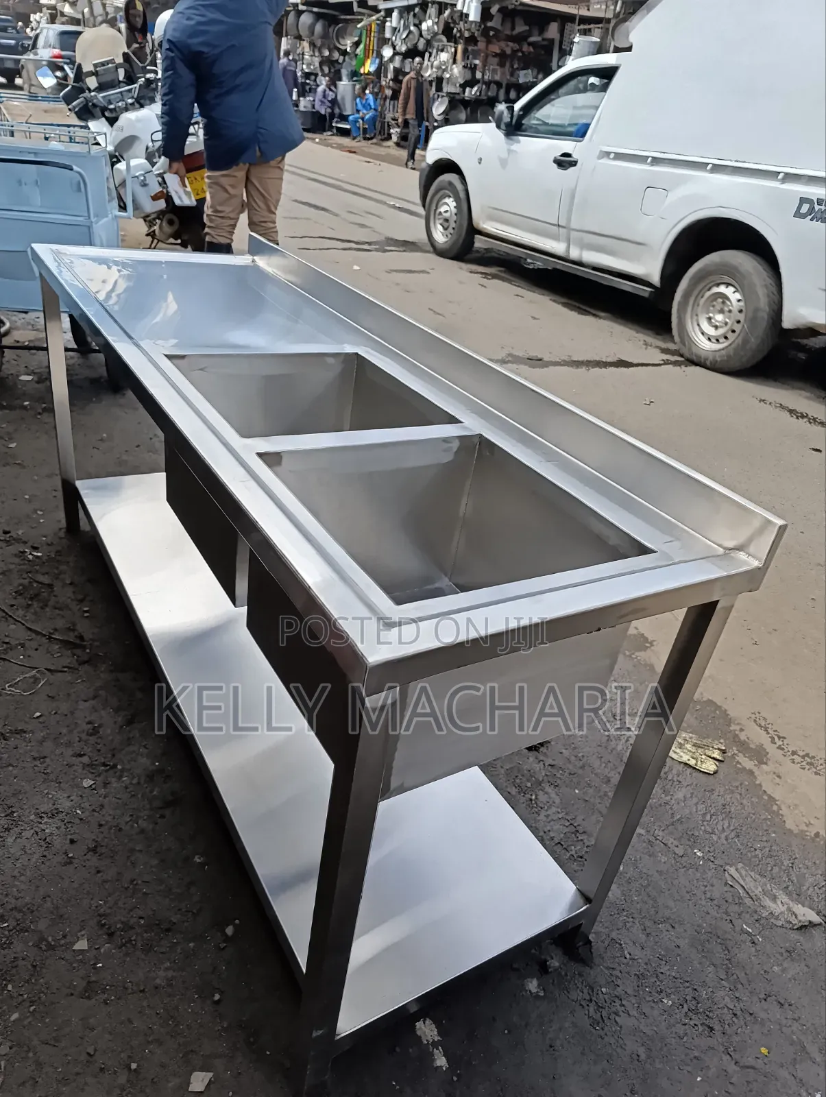 Double Sink Stainless Steel