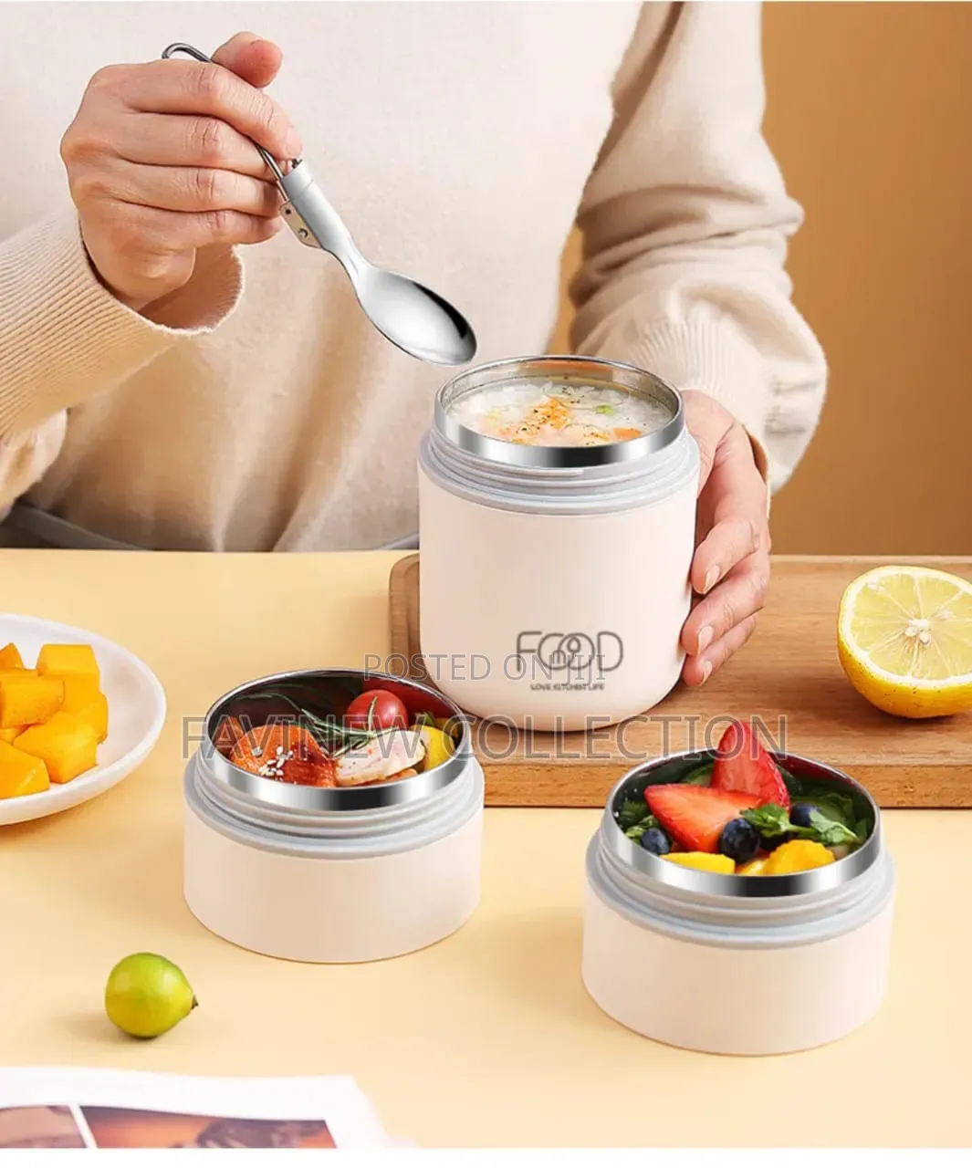 Insulated Lunch Box Set With Bag