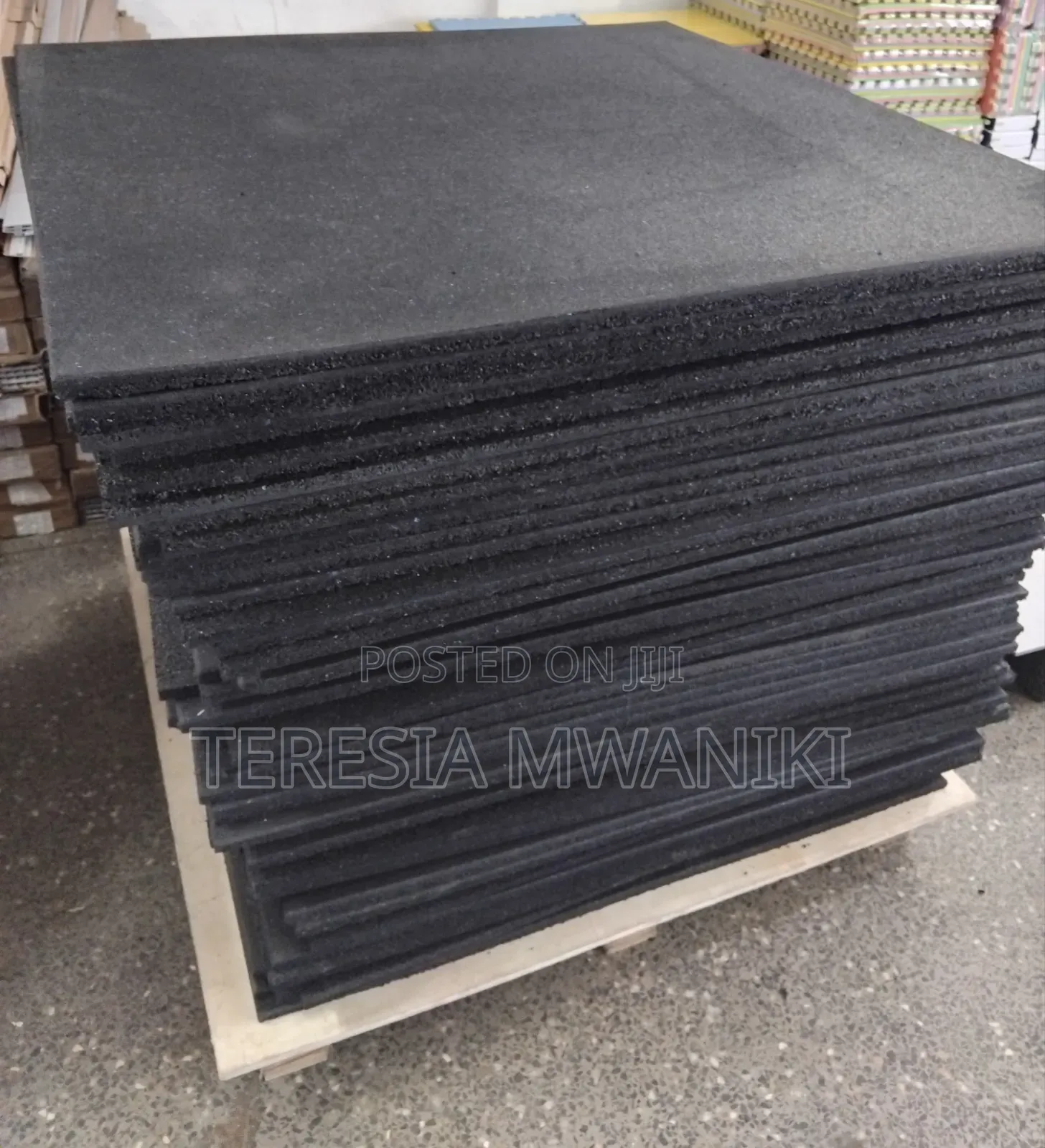 1m by 1m Gym Mats/Rubber Mats