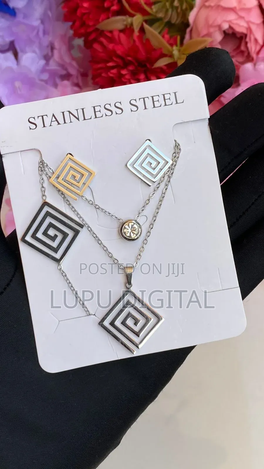 Stainless Steel 3pc Jewellery Sets