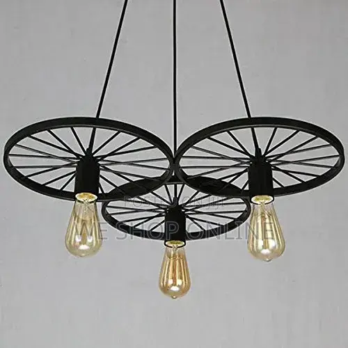 3way Wheel Pendant Light