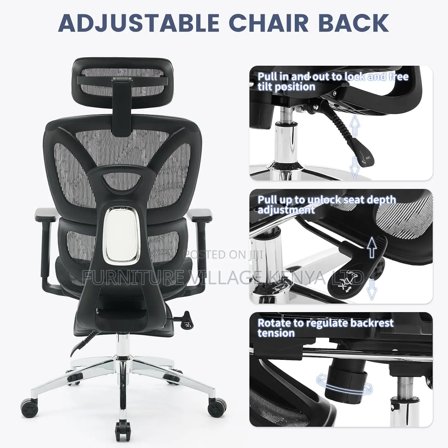 Orthopedic Full Mesh Ergonomic High-Back Chair