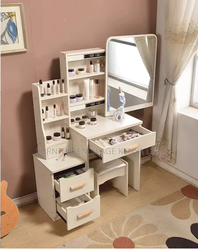 Imported White Vanity Make Up Table With Drawers
